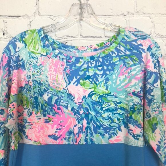 Lilly Pulitzer Finn Top Size S Fished My Wish - Picture 2 of 6